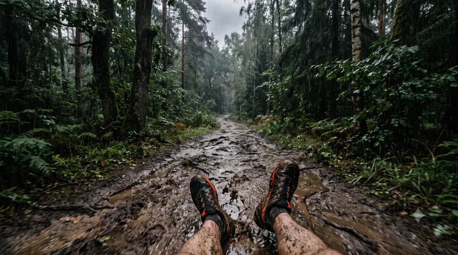 Courir sous la pluie et dans la boue : équipement et technique